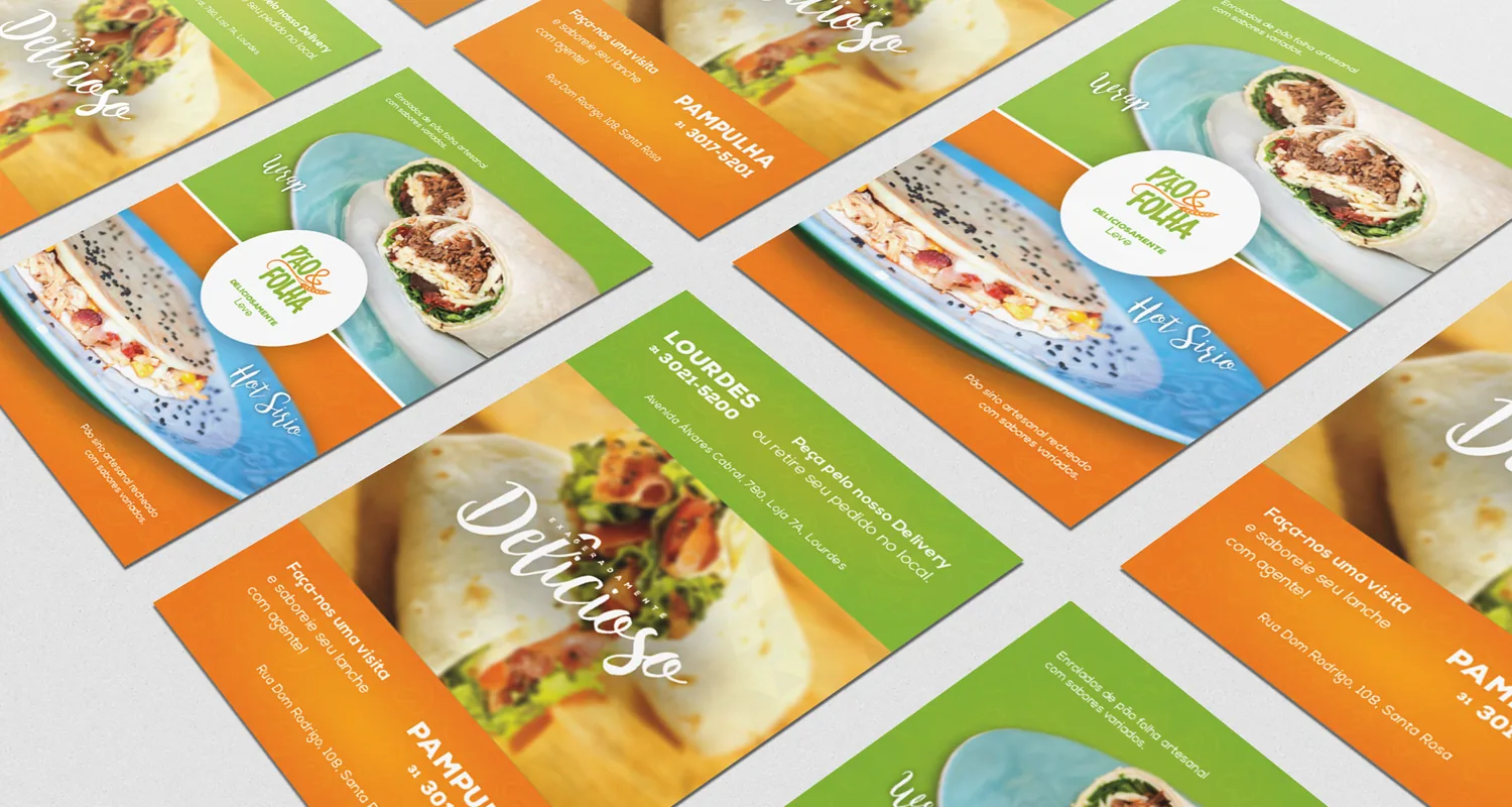 Projeto: Marca e marketing digital para uma lanchonete especializada em wraps