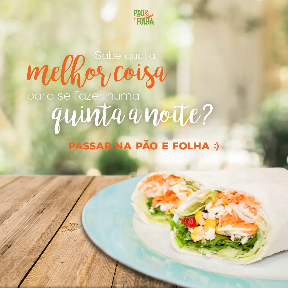 Peça 4 do projeto: Marca e marketing digital para uma lanchonete especializada em wraps